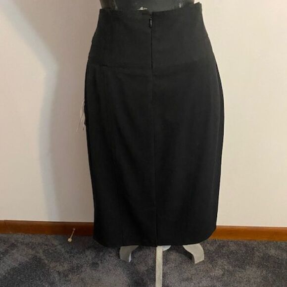 Grace Elements Black Sonato 2way stretch belted front pencil skirt, size 14 - Picture 2 of 3